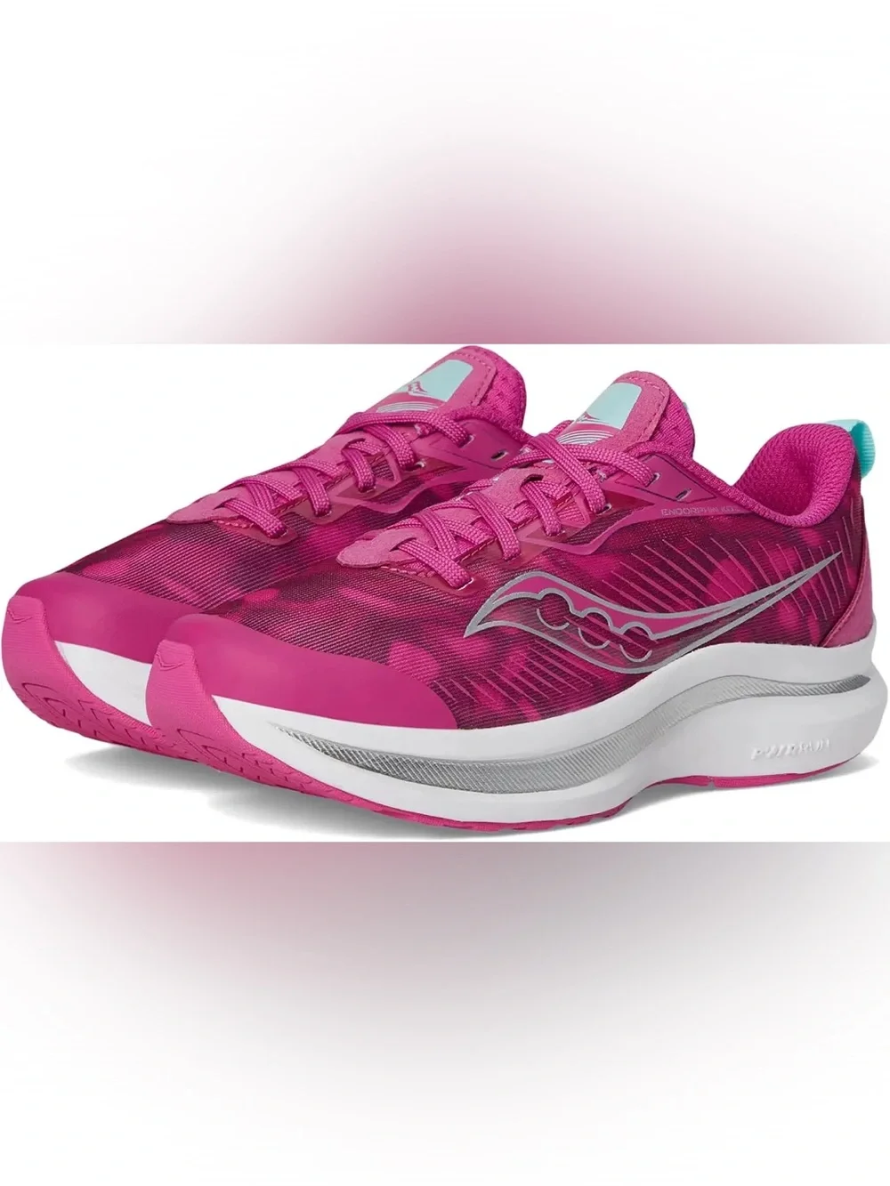 Saucony Endorphin KDZ (Little Kid/Big Kid) Pink Running Shoes Size 5 New No Box